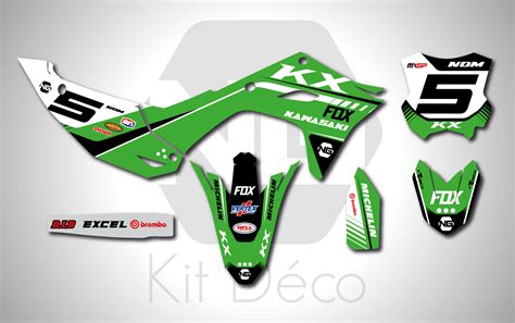 Kit D Co Kawasaki Kx Klx Kxf Push S Ries