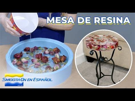 Mesa De Flores Encapsuladas En Resina Epoxi YouTube