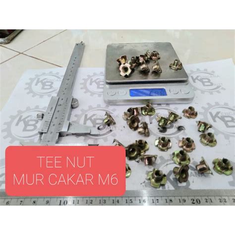 Jual Mur Cakar M Tee Nut M T Nut M Mur Tanam Kayu M Shopee