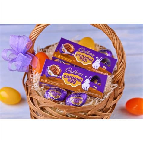 Cadbury Milk Chocolate With Caramel Center Eggs Easter Candy Eggs 4 Ct 1 2 Oz King Soopers