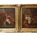 17C Baroque Dutch Pair Antique Oil Paintings On Wood Fine Etsy