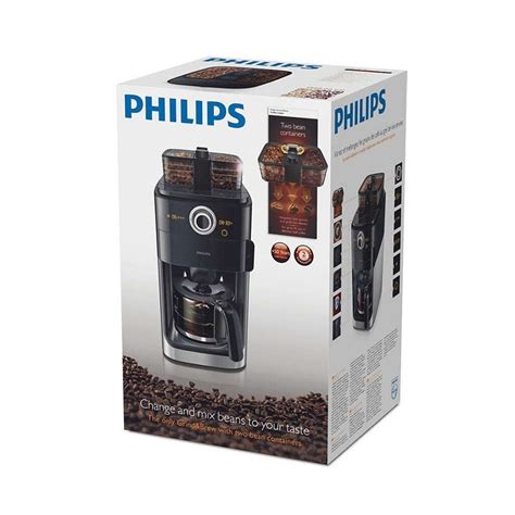 Philips Coffee Maker Espresso Machine Grinder Hd7761 Black 12l Drip