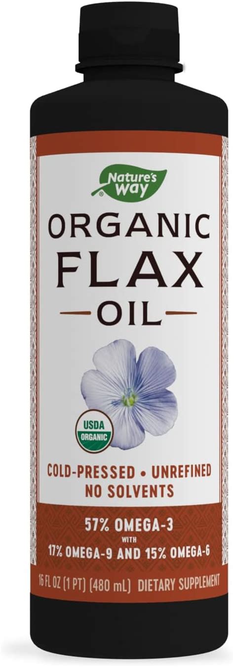 Greenive Flax Seed Oil Organically Grown100 Pure Cold Pressed High Vegan Omega