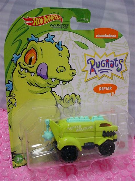 Nickelodeon Rugrats Reptar Wagongreen Wrecking Hot Wheels Character Cars