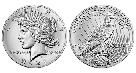 Peace Silver Dollar 2024 Uncirculated Coin Merle Stevana