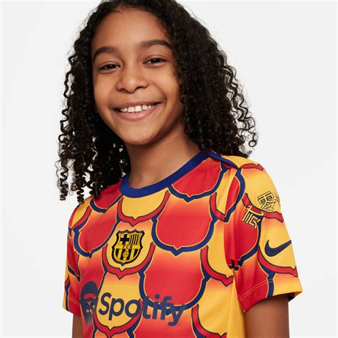 Aufwärmtrikot für Kinder FC Barcelona Dri Fit Academy Pro SE 2023 24