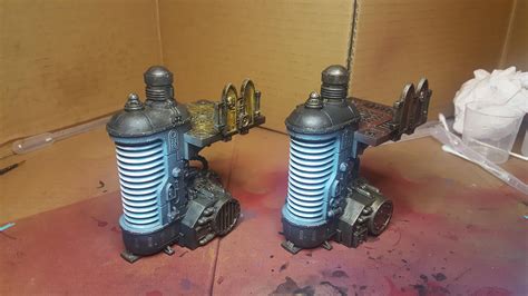 A Pair Of Thermic Plasma Generators For 40k Rterrainbuilding