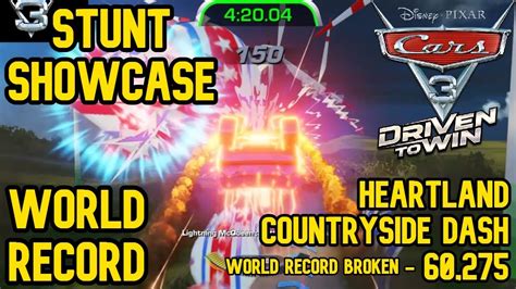 Cars 3 Driven To Win Heartland Countryside Dash Stunt Showcase World