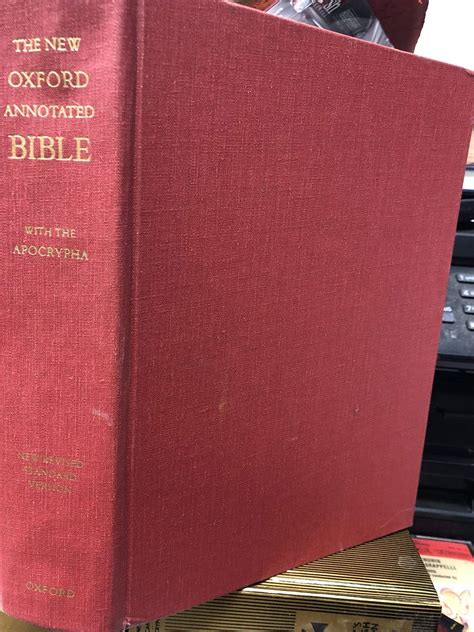 The New Oxford Annotated Bible With The Apocryphal Deuterocanonical