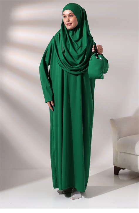 Robe De Pri Re Une Pi Ce Vert Meraude Nmz Sefamerve