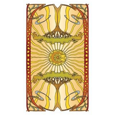 Golden Art Nouveau Tarot Mini Giulia F Massaglia Z Firo A