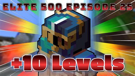 How I Got 10 Levels In A Day Hypixel SkyBlock Road To Elite 500 25