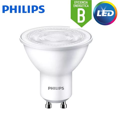 Dicroico LED Philips EcoHome Gu10 3 8 50w Luz Blanca