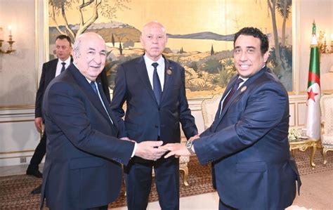 President Abdelmadjid Tebboune In Tunisia St Consultative Meeting