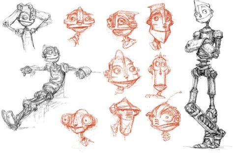 Some Character Sketches From The Animated Movie Toy Story