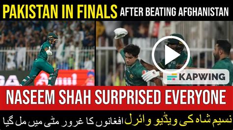 Pakistan Vs Afghanistan Asia Cup 2022 Highlights Review Pakistan In