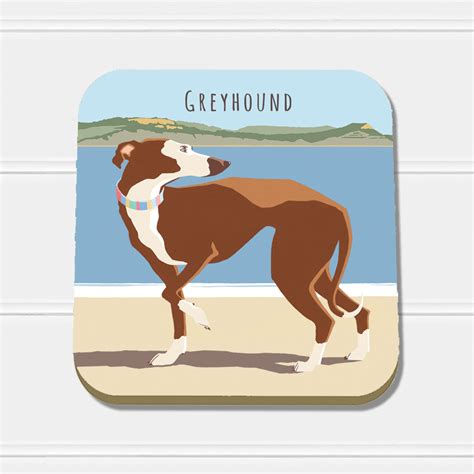 Greyhound Coaster Pug Puffin