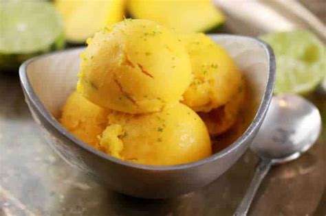 Sorbet Mangue Citron Et Menthe Avec Thermomix Recette Thermomix