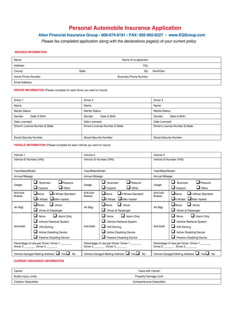 Blank Insurance Declaration Page Edit Share AirSlate SignNow