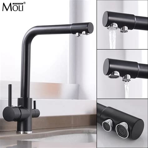 Drinking Filtered Water Kitchen Faucet 360 Degree Rotation Clean Water