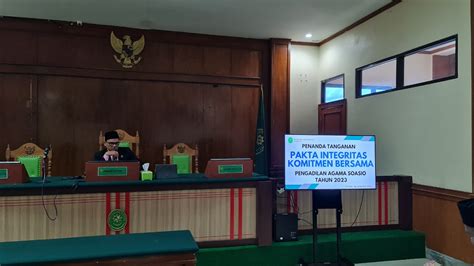 Penandatanganan Pakta Integritas Perjanjian Kontrak Kinerja Dan