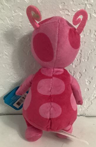 Nickelodeon Backyardigans Uniqua Pink Spotted Smiling Plush 8" Nick Jr ...