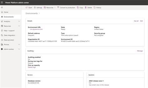 Newest Features Of Microsoft Power Platform Admin Center For Managing