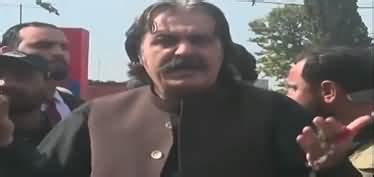 Cm Kpk Ali Amin Gandapur S Media Talk Outside Adiala Jail After Meeting