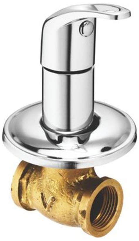 QTM Brass Concealed Stop Cock With Adjustable Flange For Bathroom