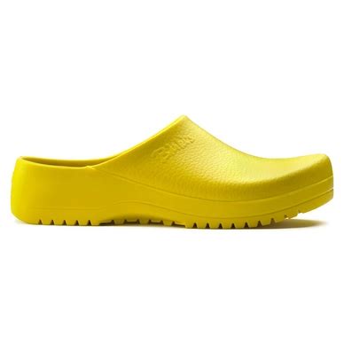 Sabots Birkenstock Homme Super Birki Pu Yellow Regular Sabotexpert