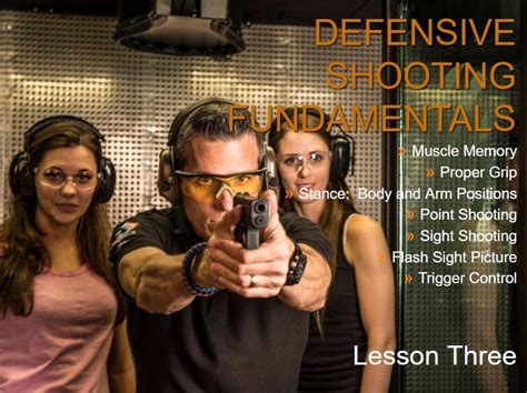 Defensive Shooting Fundamentals Precision Plus Firearms Training