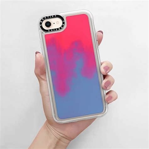 CASETiFY Neon IPhone 8 Case Neon Sand Liquid Case Custom Phone