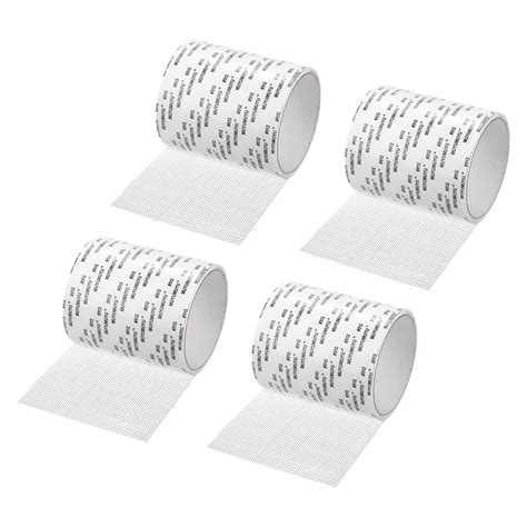 Window Screen Repair Kit, 4Pack Grey Screen Repair Kit, Fiberglass
