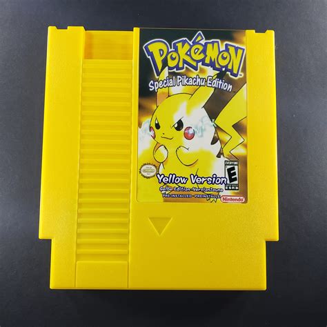 Pokemon Special Pikachu Edition Yellow Version NES Homebrew Etsy