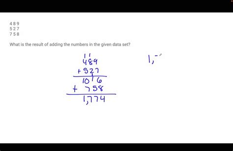 Solved What Is The Result Of Adding The Numbers In