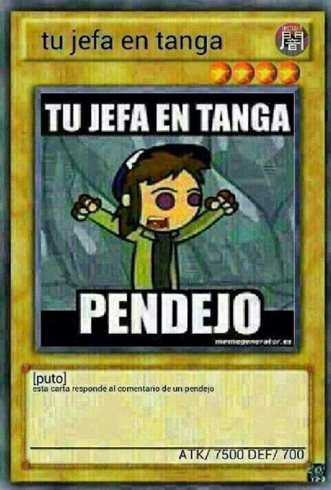 Tu Jefa En Tanga Cartas De Memes Tarjetas Divertidas Cartas Yugioh