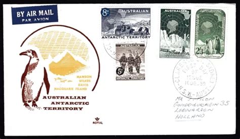 1959 Australian Antarctic Territory Pre Decimal Stamp Royal First Day