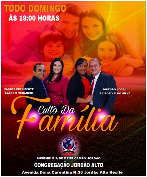 Pin De Jorgianny Souza Em Culto Da Fam Lia Culto Da Fam Lia Cartazes