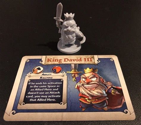 King David Iii Arcadia Quest Inferno Kickstarter Exclusive Hero