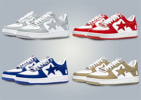 A Bathing Apes Bape Sta Patent Pack Is Gloriously Glossy Sneaker News