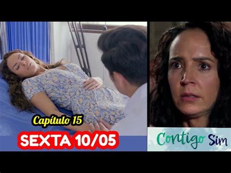 CONTIGO SIM capítulo de hoje SEXTA feira 10 05 2024 novelas do SBT