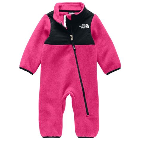 The North Face Infant Denali Fleece One Piece Pink North Face Girls