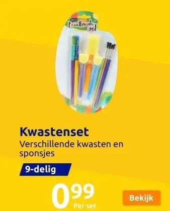 Kwastenset Aanbieding Bij Action 1Folders Nl