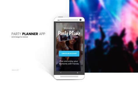 party planner app vinzmedia nevin alcober uiux designer front