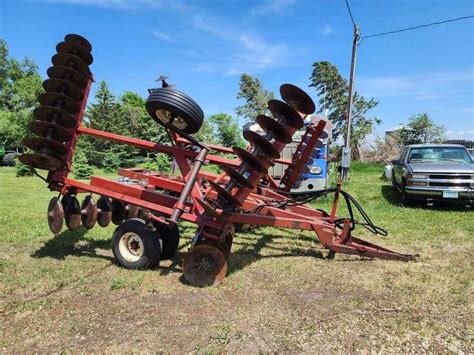 Case Ih Model 490 Disk 24 5 Fold Up Wings Tandem Tires 20 Blades Sn 007013 Fragodt