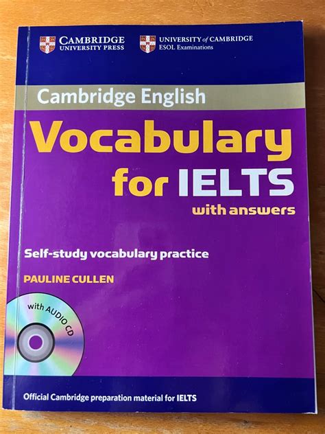 Cambridge Vocabulary for IELTS with answers CD included 興趣及遊戲 書本 文具