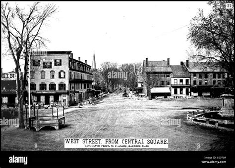 West Street From The Central Square In Keene Nh Stock Photo Alamy