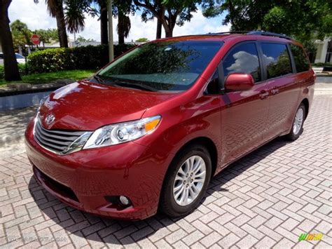 2015 Salsa Red Pearl Toyota Sienna Xle 104865224 Photo 8 Gtcarlot