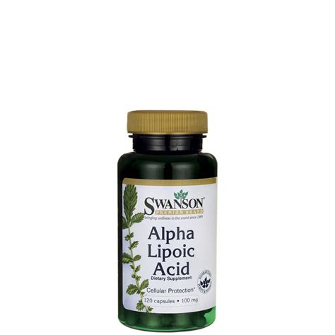 SWANSON ALPHA LIPOIC ACID 100 MG 120 KAPSZULA Gymstore Hu