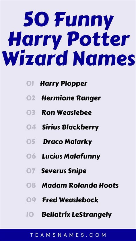 300+ Funny Wizard Names for Conjuring Laughs